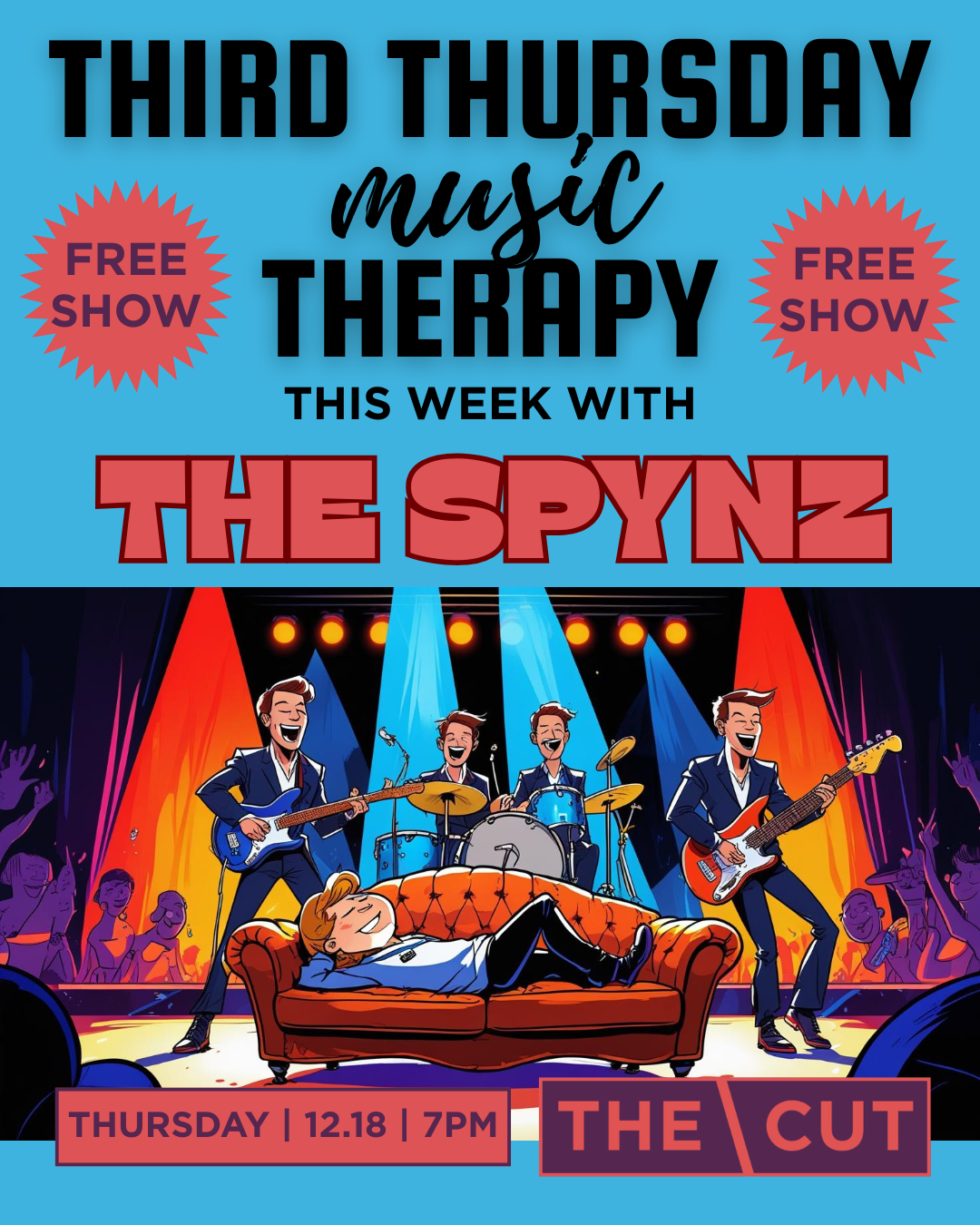 Third Thursday (music) Therapy with The Spynz