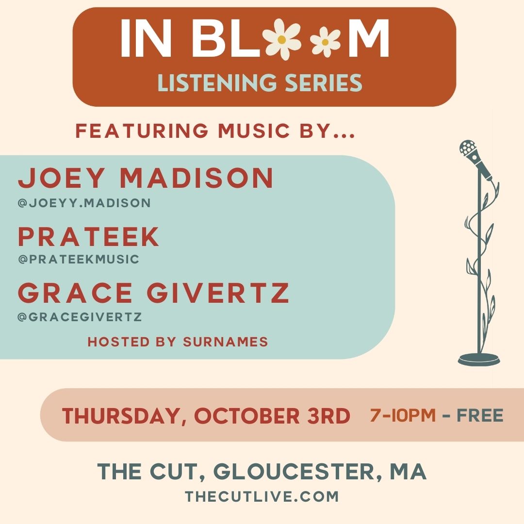 In Bloom Listening Series with Joey Madison, Prateek and Grace Givertz