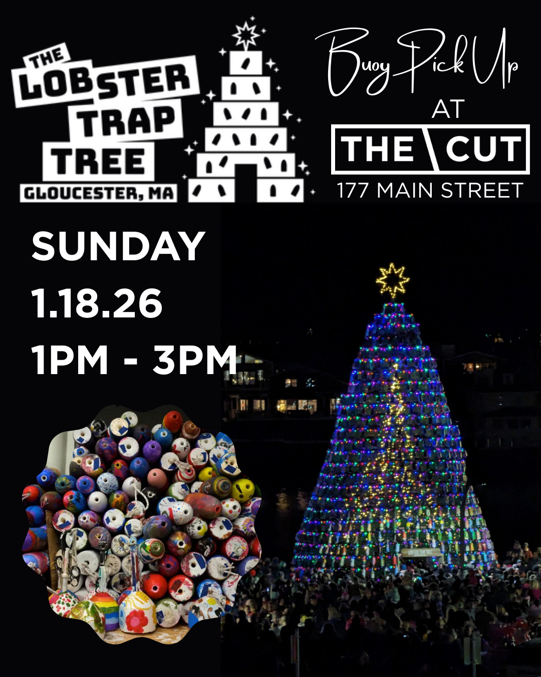 Lobster Trap Tree Bouy Pickup