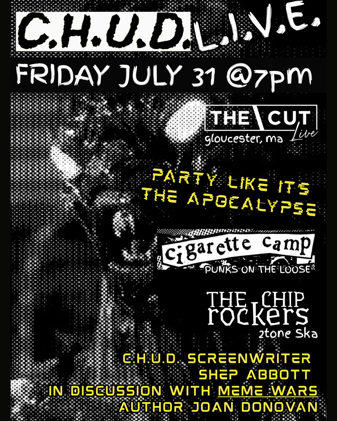 C.H.U.D. Live with Cigarette Camp & The Chip Rockers
