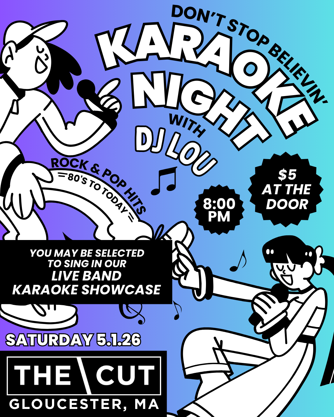 Don't Stop Believin' Karaoke with DJ Lou