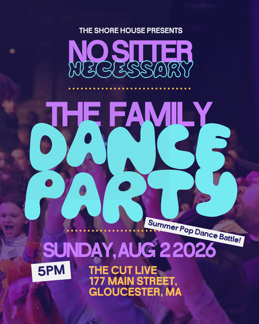 No Sitter Necessary Family Dance Party