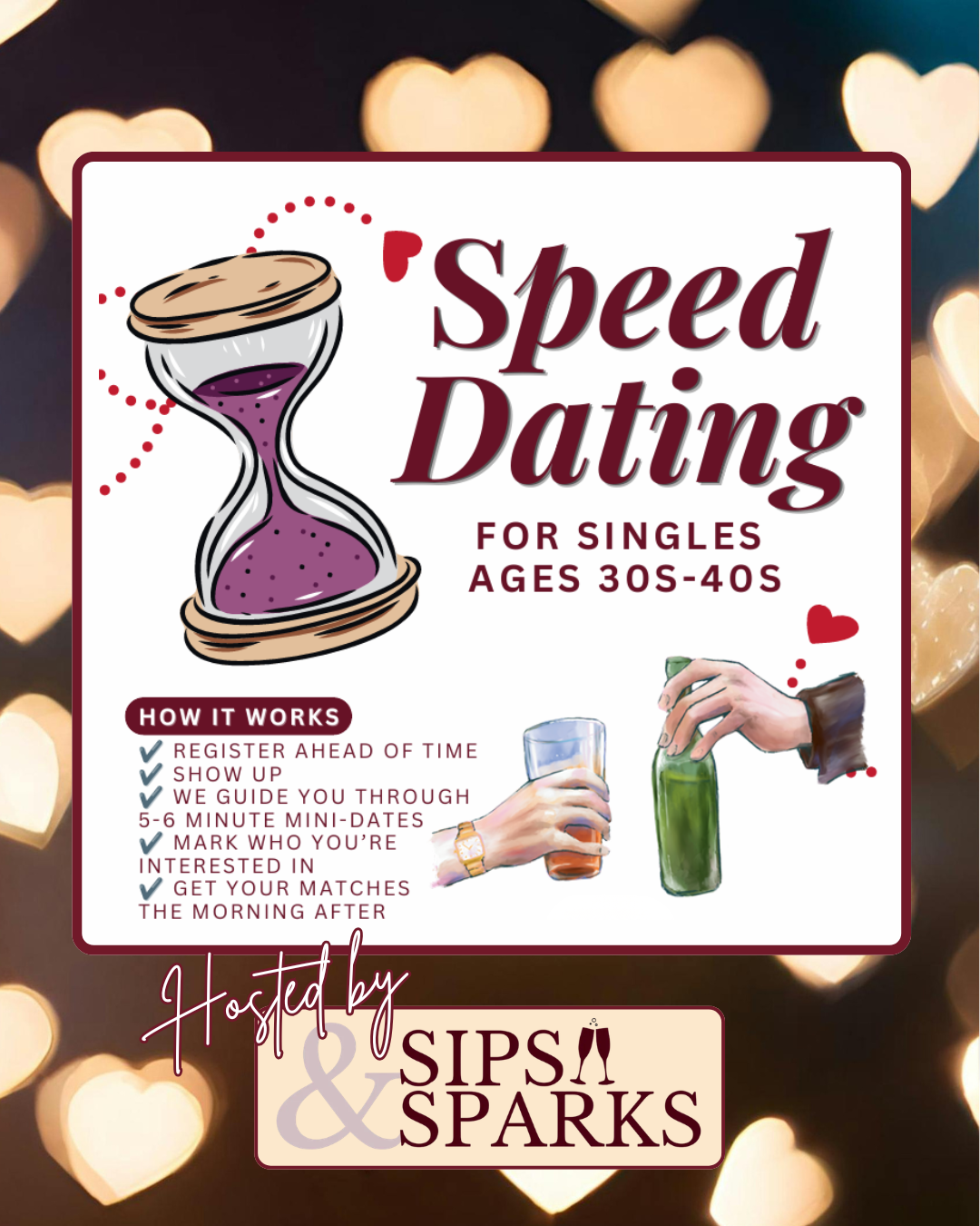 Sips & Sparks Speed Dating
