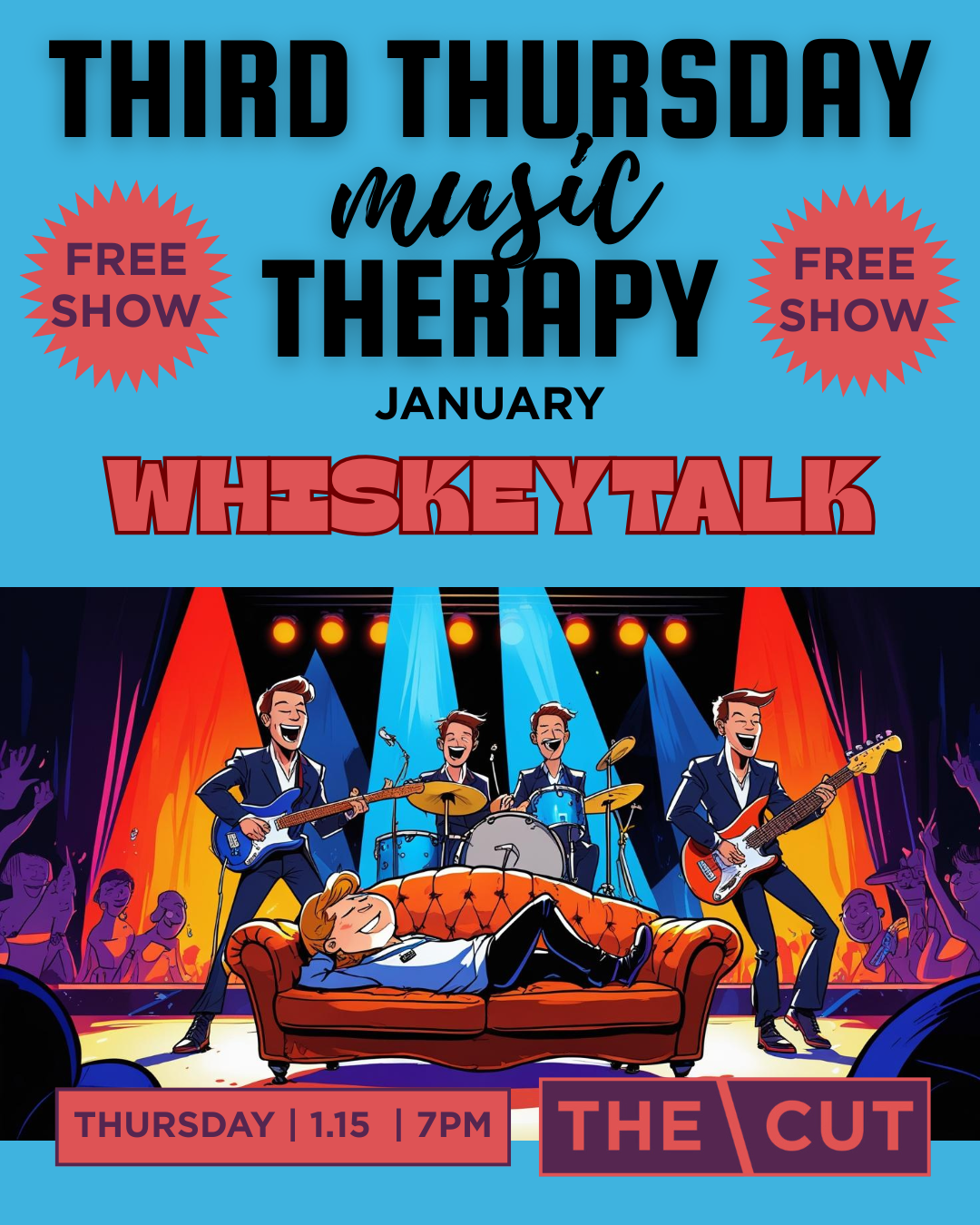 Third Thursday (music) Therapy with WhiskeyTalk